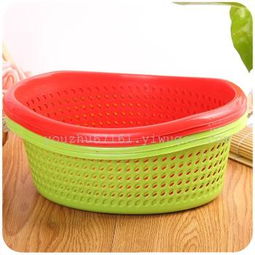 洗菜籃漏籃2元、元寶菜籃2元——義烏市囿竹日用品商行小百貨精選